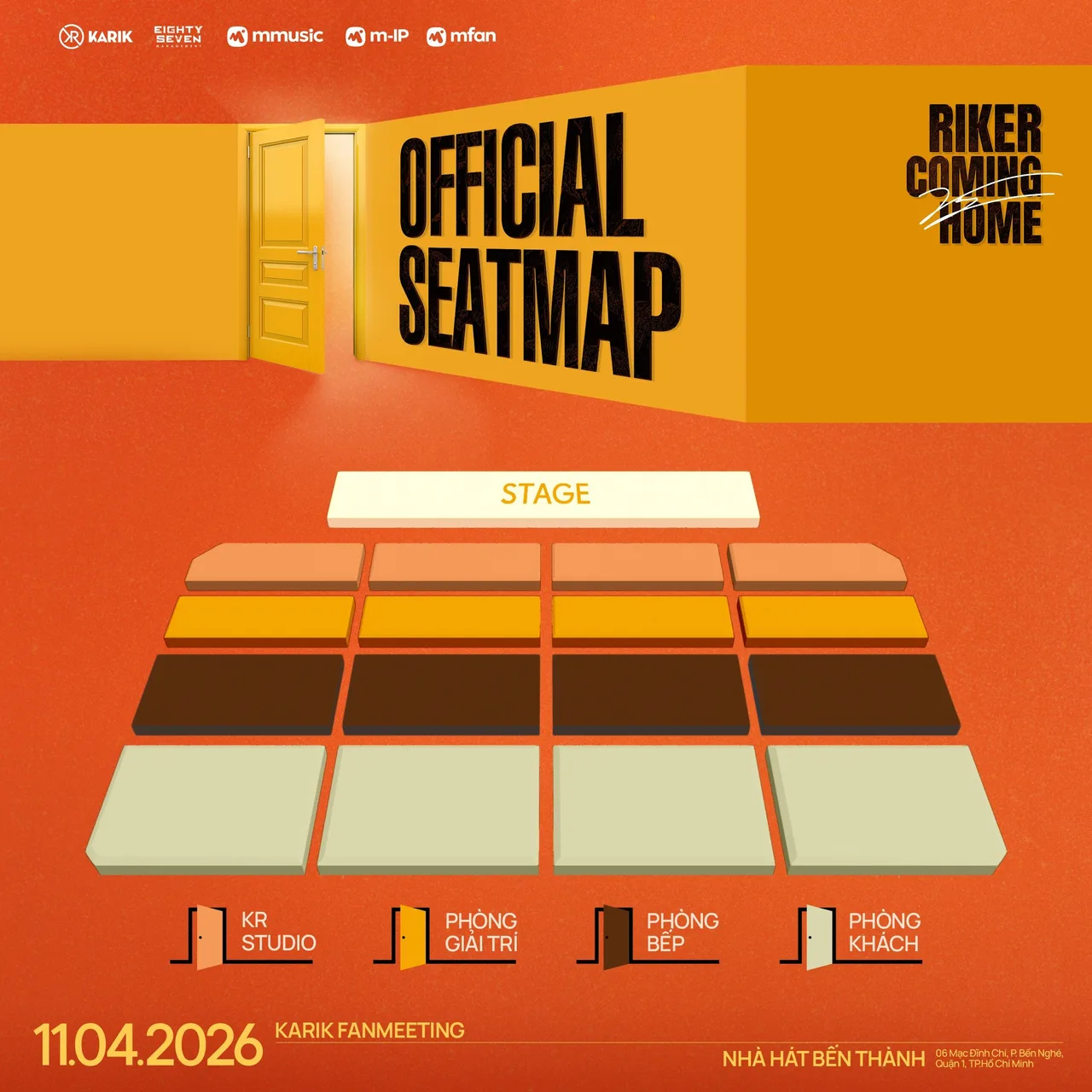 KARIK FAN MEETING | SEATMAP
