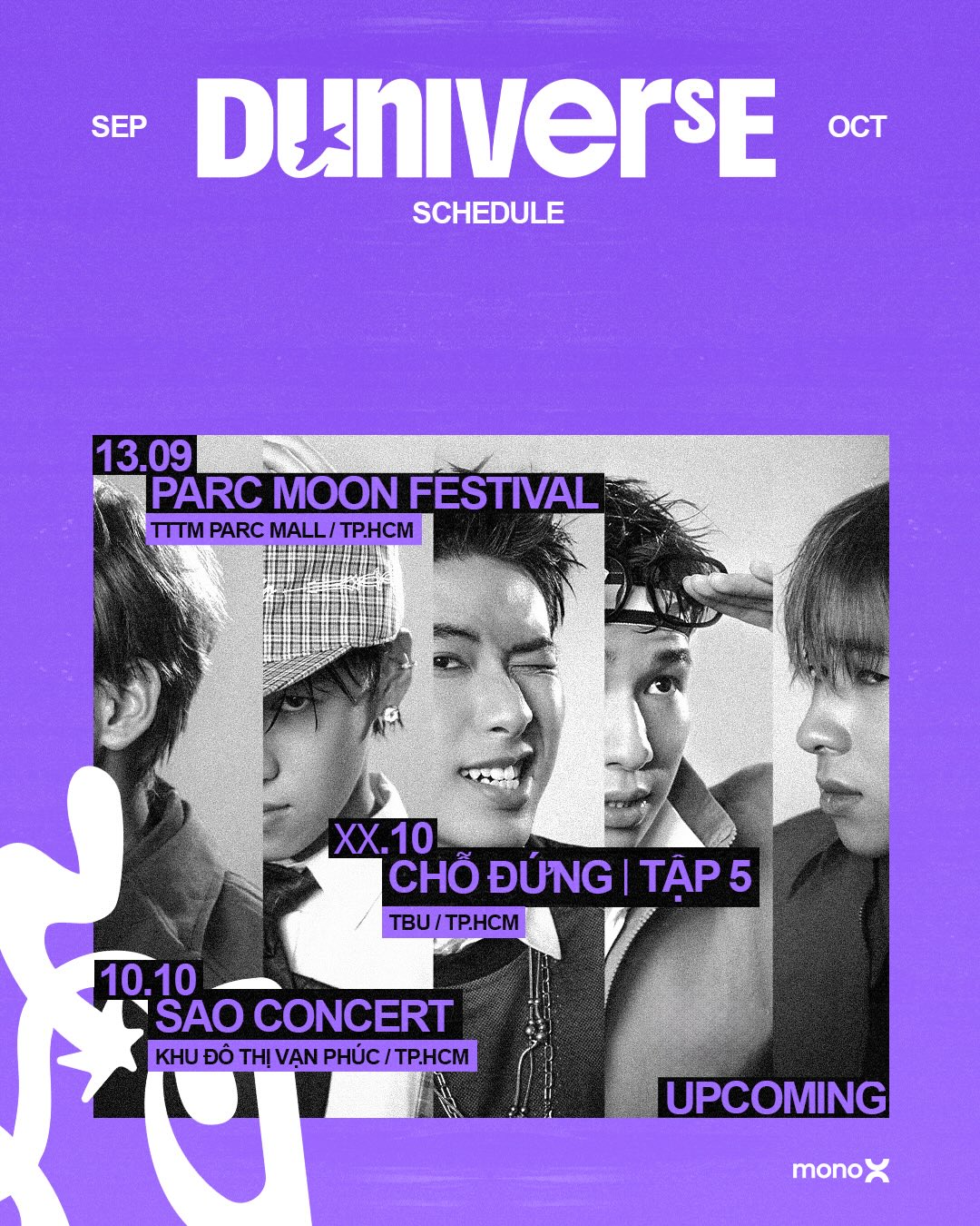 Duniverse | Event Schedule - September, October 2026
📍 13.09: Parc Moon Festiv