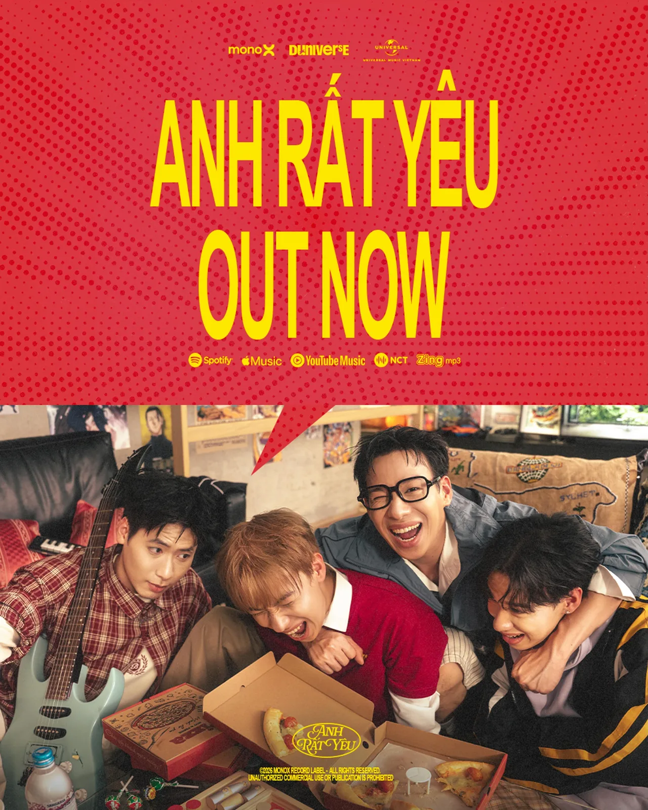 ANH RẤT YÊU is OUT NOW!
Khi bạn đủ can đảm để nói ra 3 từ 🪄
#Duniverse #AnhRat