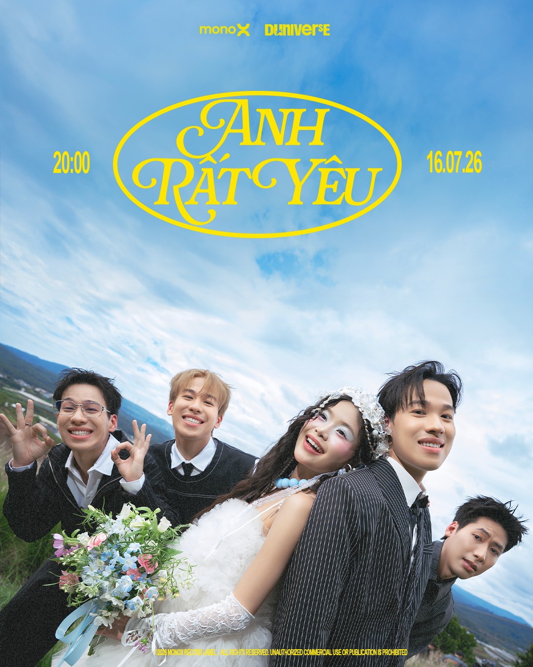 Cả đời xin em mãi bên tôi 💐
ANH RẤT YÊU
Official Music Video
20:00 • 16.07.202